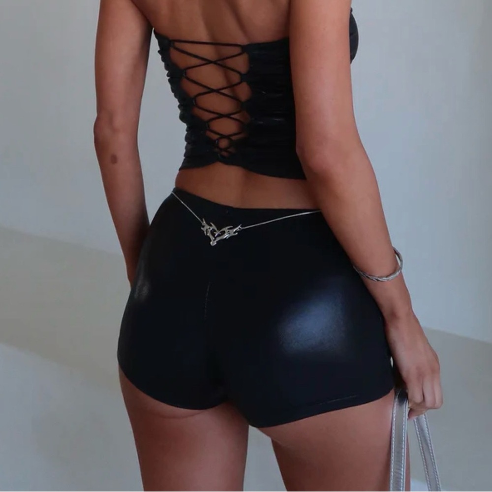 Black Women's Shorts - Picture 3 of 3